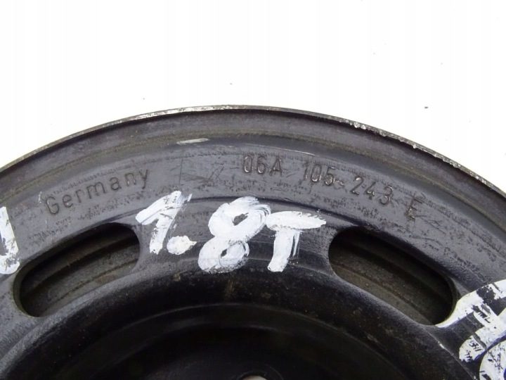 Audi A3 8L 00-06 1.8 т AGU шкив коленвала 06A105243E, фото 4