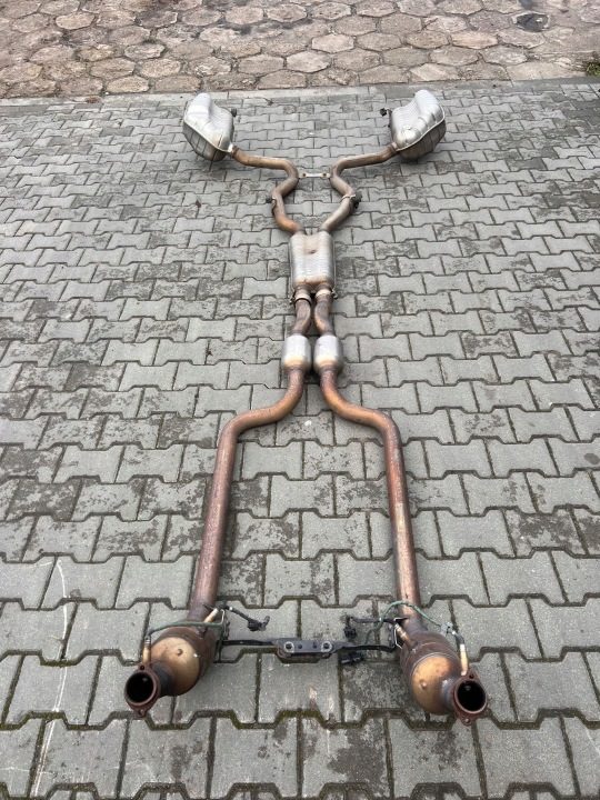 В СБОРЕ ВЫХЛОП Mercedes-Benz E550 5.5 V8 W207 A2074902721, фото 1