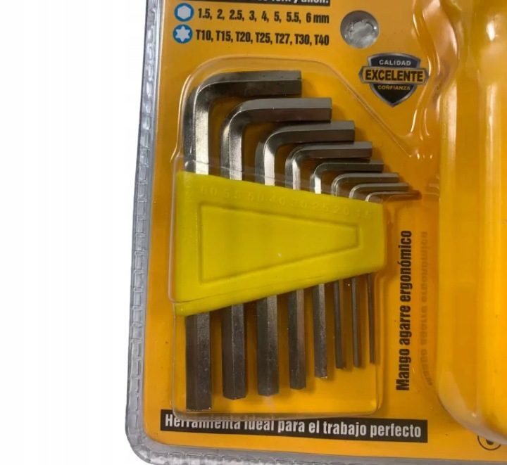 Комплект ключей Torx 9 шт. T10 – T50, фото 4