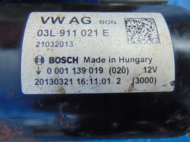 Audi A4 B8 A5 8T стартер 2.0TDI 03L911021E, фото 2