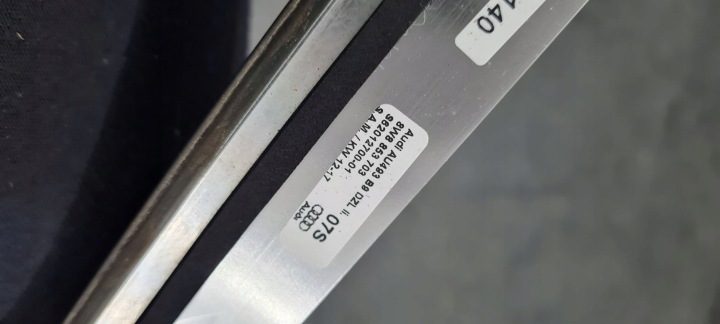 A5 8W МОЛДИНГ КРЫШИ КУЗОВНОЙ ЛЕВЫЙ ХРОМ SPORTBACK 8W8853703, фото 11