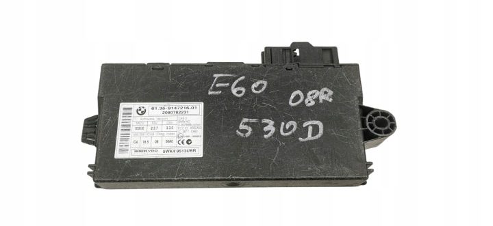 BMW E60 E61 блок управления комфорта CAS 9147216 03-10r, фото 1