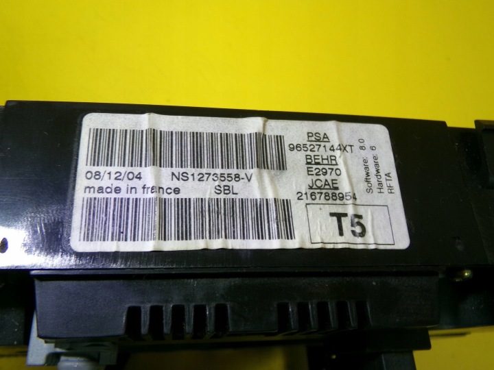 Панель управления обдува кондиционера Peugeot 307 универсал 21667390-5 NR821, фото 3
