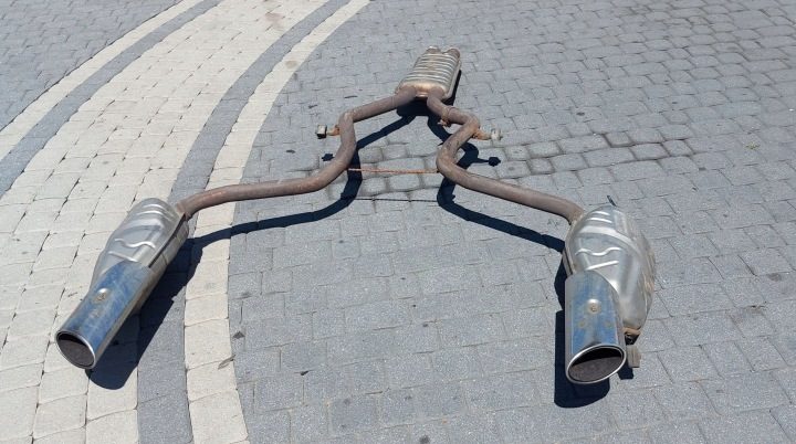 Глушитель в сборе Mercedes CLS W219 3.5 V6, фото 2