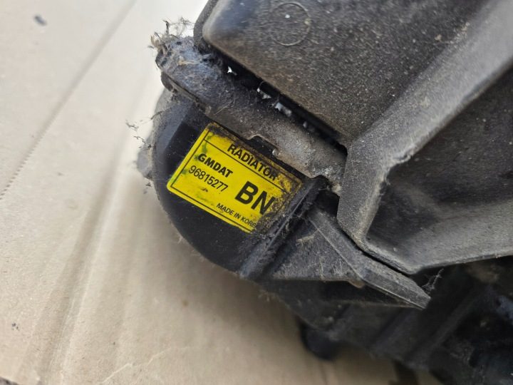Радиатор охлаждения кондиционер + вентилятор Chevrolet Epica 2.0 24V бензин автомат, фото 5