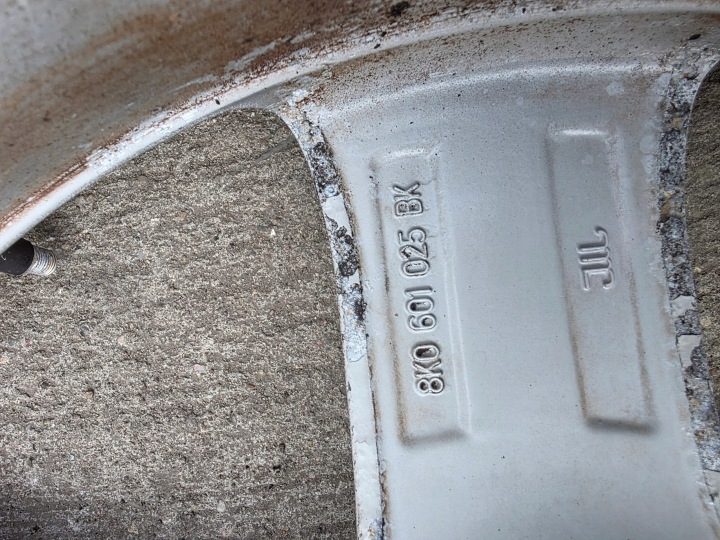 4× Литой диск Audi OE A3 A4 A5 A6 A7 Q5 7.5" x 17" 5x112 ET 45, фото 8
