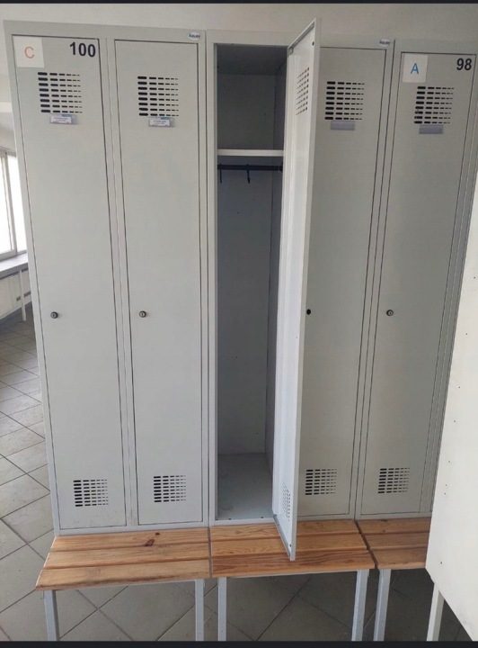 Шкаф РАБОЧИЙ для одежды Malow двухдверный 180 см x 60 см, фото 2