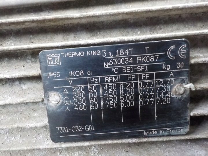 Двигатель электрический вентилятора Thermo King MD-200, фото 2