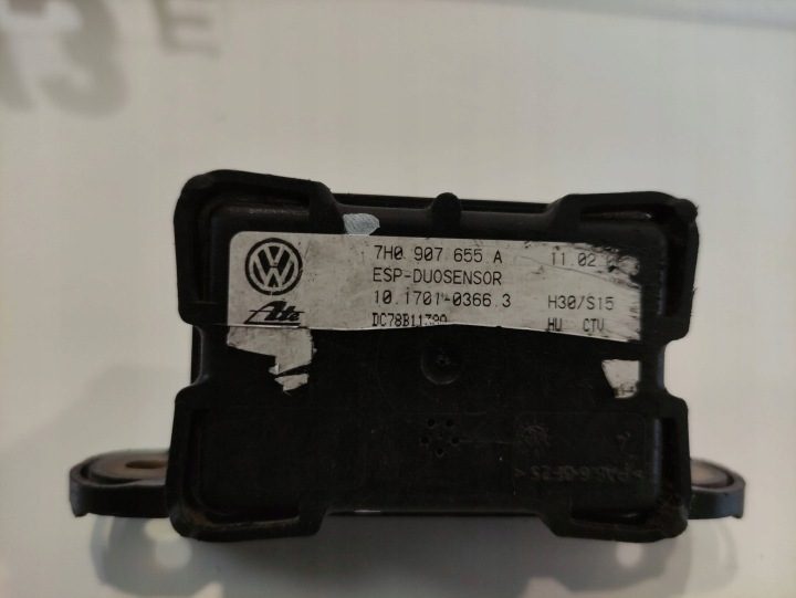 VW GOLF V ДАТЧИК УСКОРЕНИЯ ESP 2.0 ДИЗЕЛЬ 7H0907655A, фото 8