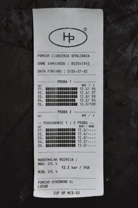 Двигатель Ford Focus MK2 C30 S40 II V50 C70 2.5T 225 л.с. Hyda B5254T3 @компрессия, фото 14