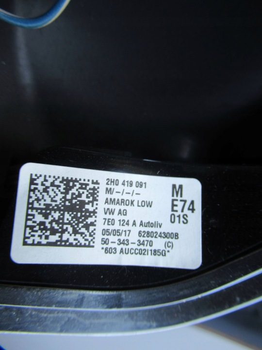 Volkswagen Amarok Передняя сторона левая Руль кнопки рамка 2H0419091, фото 5