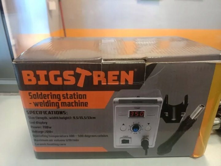 Паяльник на горячий воздух Bigstren 700 Вт, фото 6