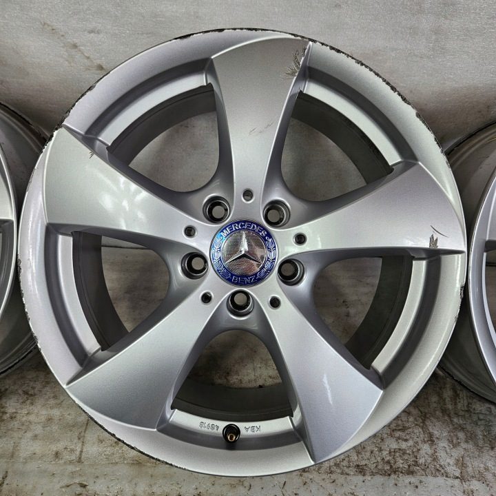 4× Литой диск Borbet A B C E M V Г. КЛАСС SL CL CLA EQV GLA GLE GLK W204 7.5" x 17" 5x112 ET 45, фото 4