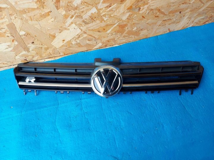 РЕШЕТКА РАДИАТОРА ПЕРЕДНЯЯ VOLKSWAGEN GOLF VII R-LINE 2012+ ОРИГИНАЛЬНАЯ 5G0853655C, фото 1