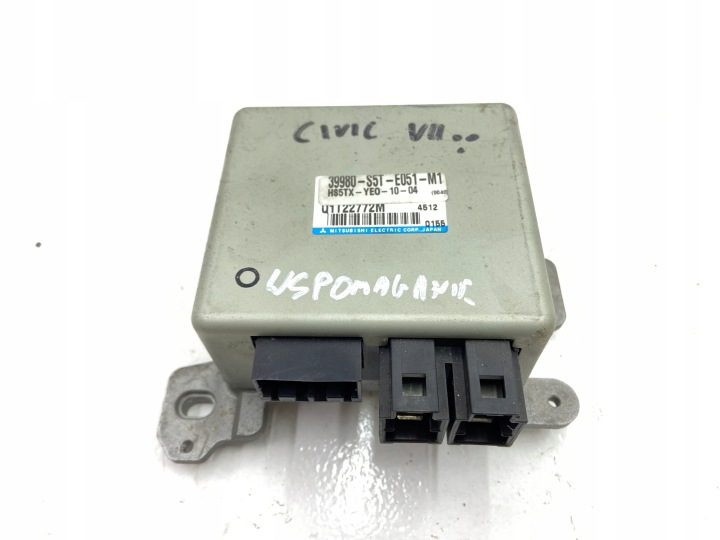 БЛОК УПРАВЛЕНИЯ ГИДРОУСИЛИТЕЛЯ HONDA CIVIC VII 7 2001-2005r. 39980-S5T-E051-M1, фото 1