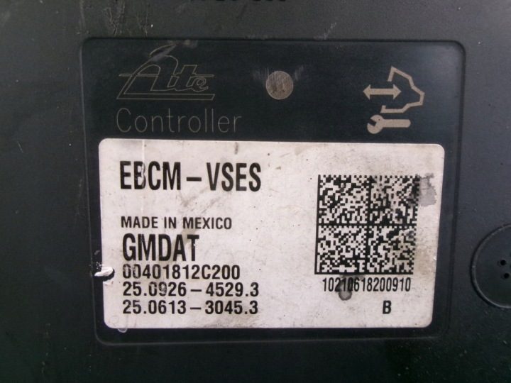 CHEVROLET CAPTIVA I 2.0VCDI НАСОС ABS 96626091 ATE25.0212-0190.4, фото 6