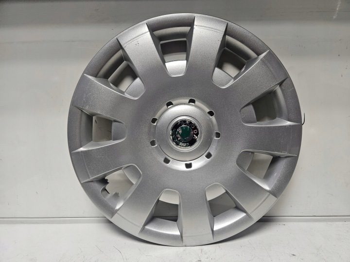 Колпак Skoda OE Оригинальный 16" серебристый, фото 1