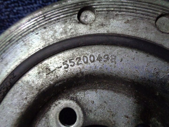 Alfa Romeo OE 55200498 колесо колесико ременное, фото 2