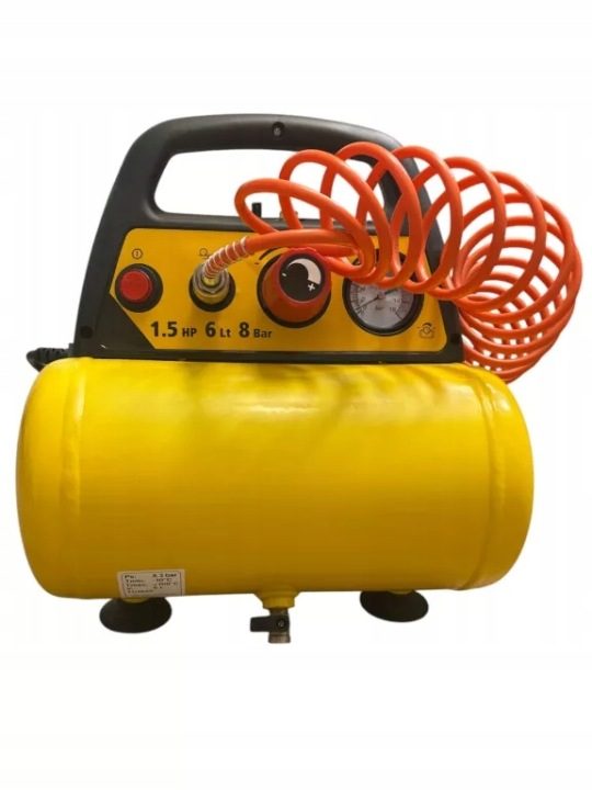 Компрессор безмасляный Stanley DN200/8/6 6 l 8 бар, фото 1