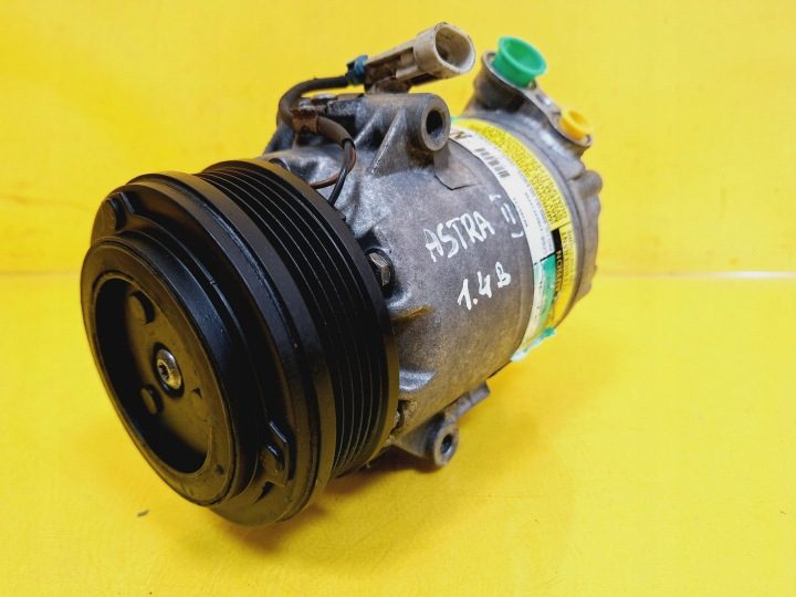 Компрессор кондиционера 09165714 Opel Astra G 1.4 бензин NR15, фото 4