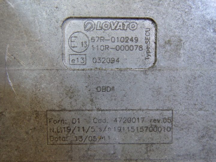 БЛОК УПРАВЛЕНИЯ ГБО LOVATO 67R-010249 / 110R-000078, фото 4