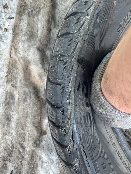 2× Шина зимняя Dayton DW 510 185/60R15 88 т сцепление на снегу (3PMSF), усилитель (XL), фото 9