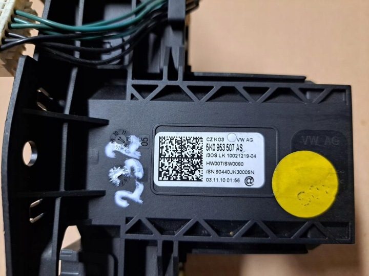 ПОДРУЛЕВОЙ ПЕРЕКЛЮЧАТЕЛЬ VW SKODA 5K0953507AS, фото 3