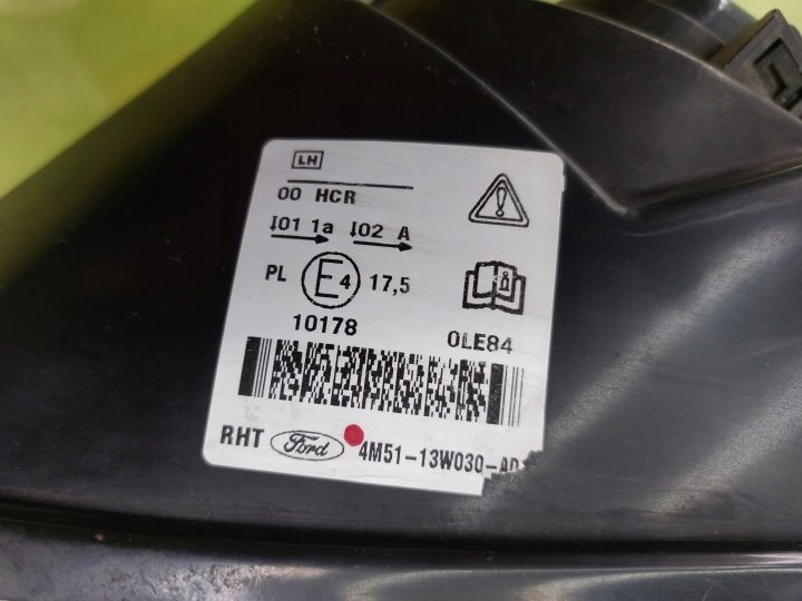 Фара передняя левая Ford Focus Mk2 2004-2011 4M5113W030AD ОРИГИНАЛ, фото 5