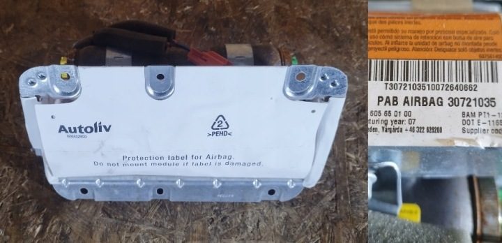 Volvo S80 2007 Подушка безопасности Airbag пассажира, фото 1