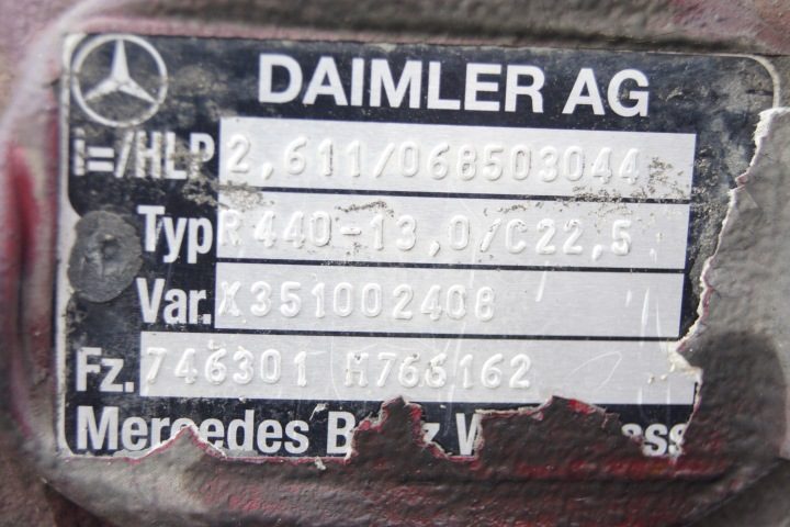 Mercedes Actros Mp4 редуктор моста R440 R440-13,0/C22,5 2,611, фото 2