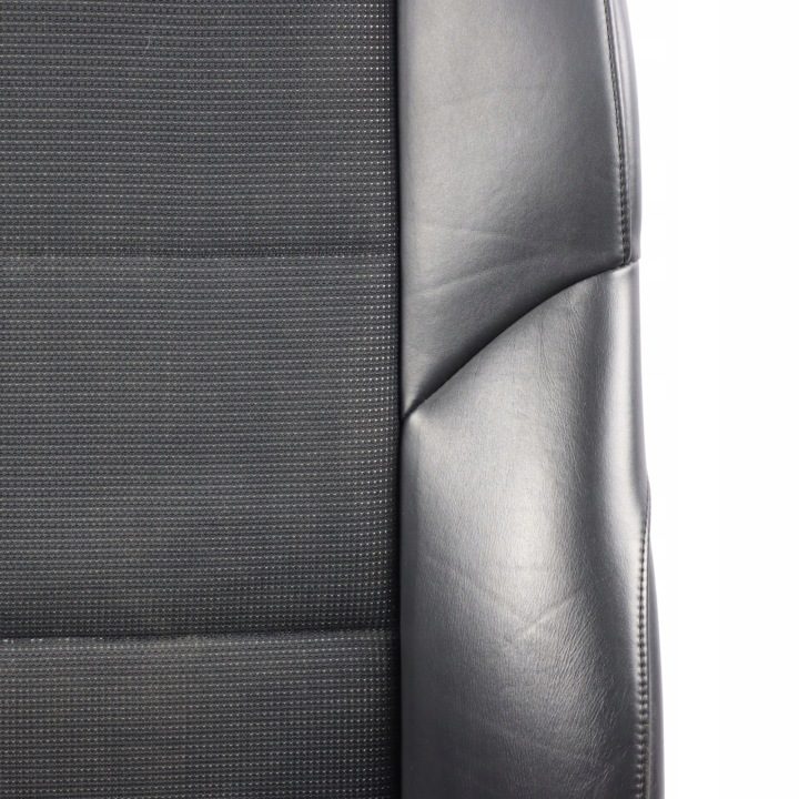 BMW E60 E61 Сиденье Левое Переднее Sport Полукожа Черная, фото 5