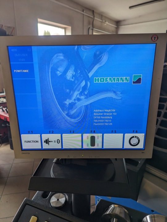 Профессиональный wyważarka для колес Hofmann Geodyna 6800P - автомат, корзина, LCD, фото 4