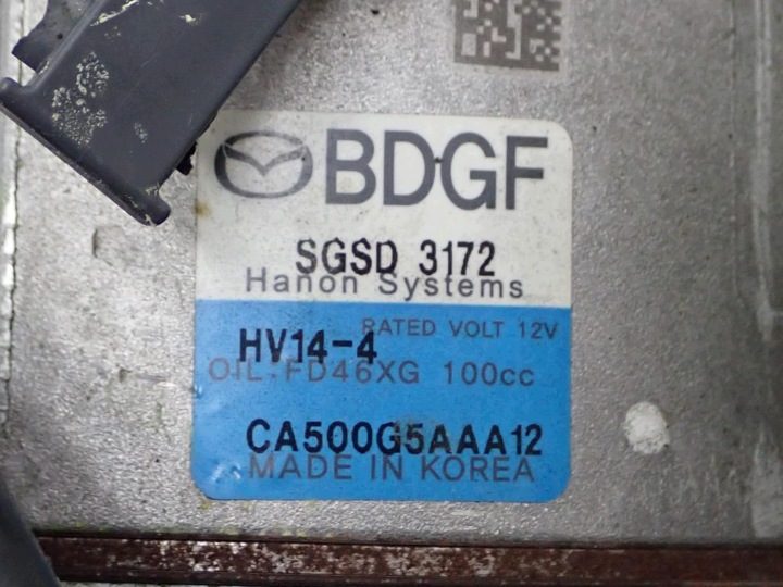 КОМПРЕССОР КОНДИЦИОНЕРА CA500G5AAA12 MAZDA CX-30 CX30 2.0i ГИБРИД PE 23 г., фото 4