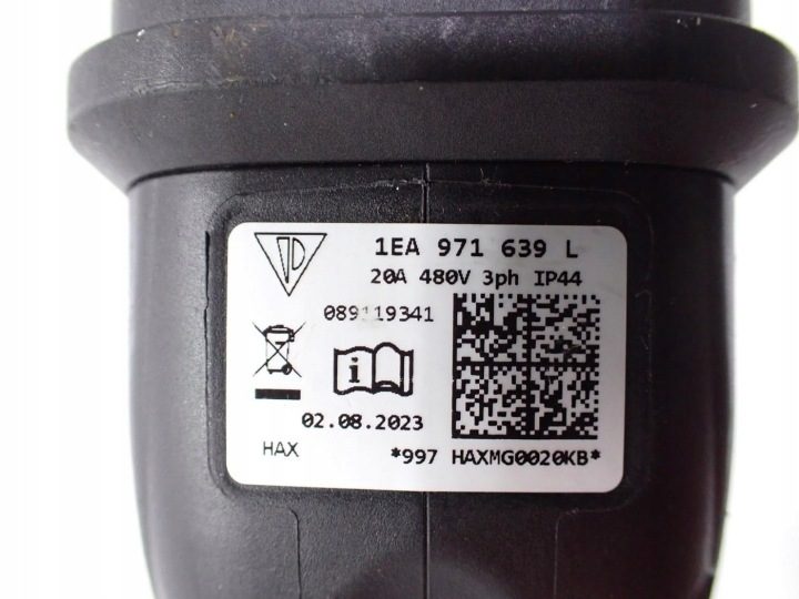 Гнездо кабель зарядки зарядное устройство 1EA971639L Skoda Enyaq iV 23 г., фото 8