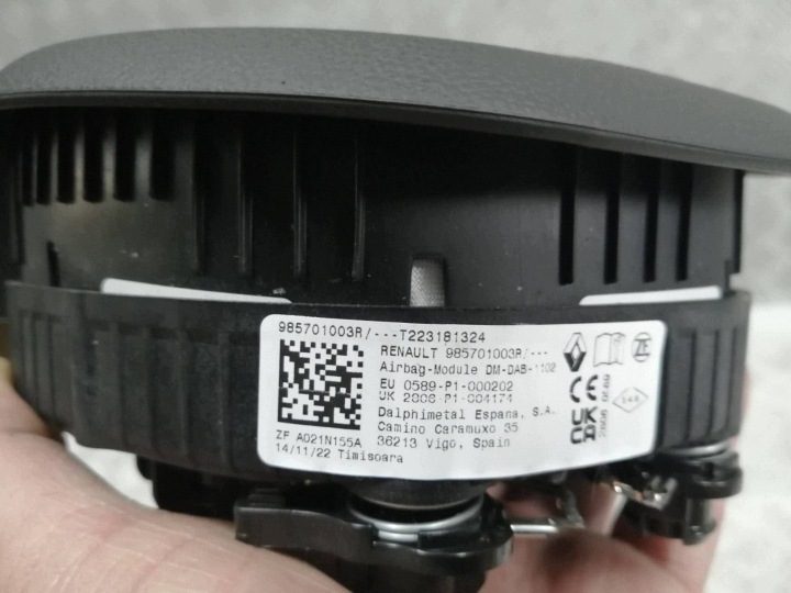 ПОДУШКА ВОДИТЕЛЯ AIRBAG DACIA SANDERO III JOGGER 985701003R, фото 6