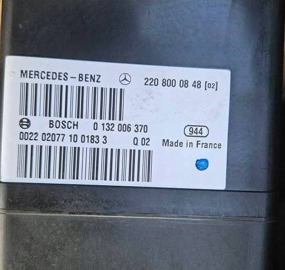 НАСОС центрального замка ( numery) - MERCEDES w215-w220 РЕСТАЙЛИНГ, фото 10