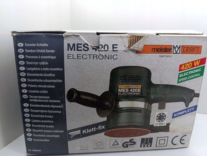 Полировальная машинка эксцентриковая meister Craft mes 420e, фото 12