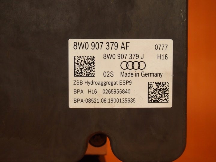 Audi A4 8W B9 Насос ABS Блок управления 8W0614517AJ / 8W0907379AF 12 л.с., фото 6