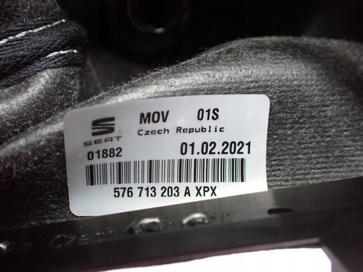 РУЧКА ЧЕХОЛ КУЛИСА КПП КОЖА АВТОМАТ DSG 576713203A SEAT ATECA 21 г., фото 6