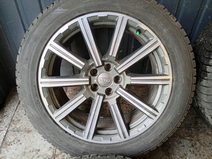 4m0601025ad КОЛЕСА ЛИТЫЕ ДИСКИ 20 AUDI Q7 4M 285/45/20 8 мм, фото 2