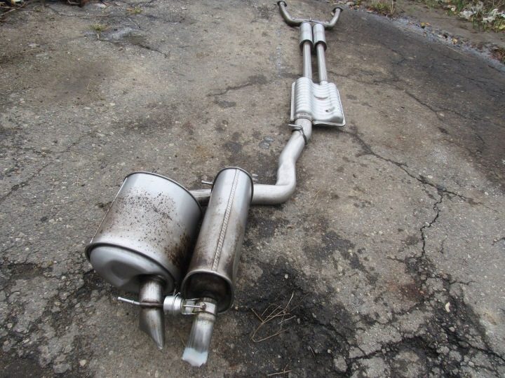 В СБОРЕ ВЫХЛОПНАЯ СИСТЕМА BMW 7 E65 E66 7540644, фото 4