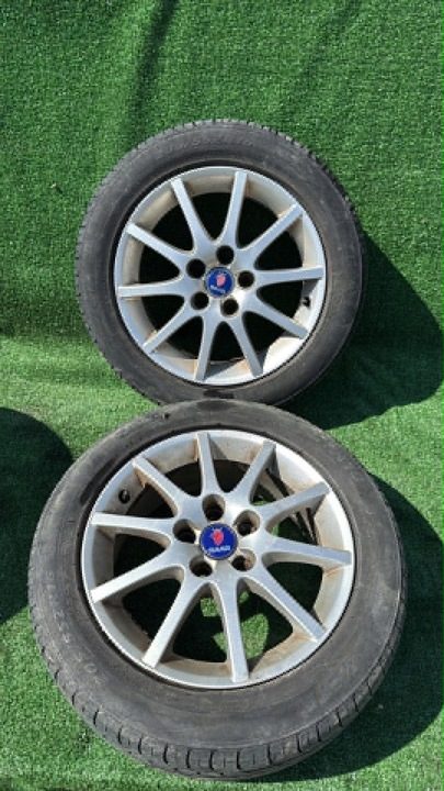 Литые диски колеса Saab OE 93 9-3 5x110 alu43 шины 205/55/16, фото 13