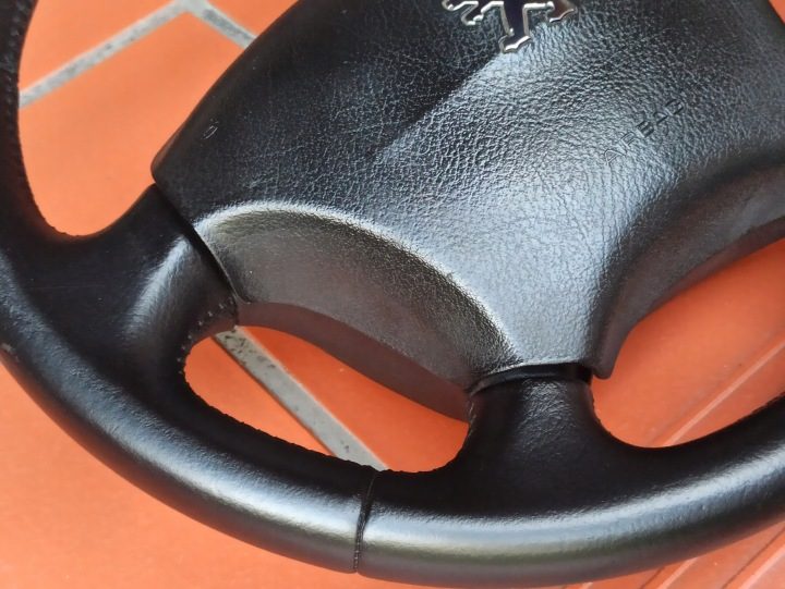 РУЛЬ Кожаный AIRBAG 9656242677 PEUGEOT 407 Кожа Оригинальная Идеальная, фото 4
