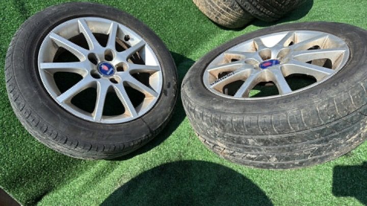 Литые диски колеса Saab OE 93 9-3 5x110 alu43 шины 205/55/16, фото 10