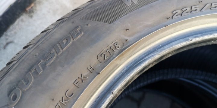 2× Шина зимняя Hankook Winter i*cept evo2 W320 225/55R17 101 В сцепление на снегу (3PMSF), усилитель (XL), фото 16