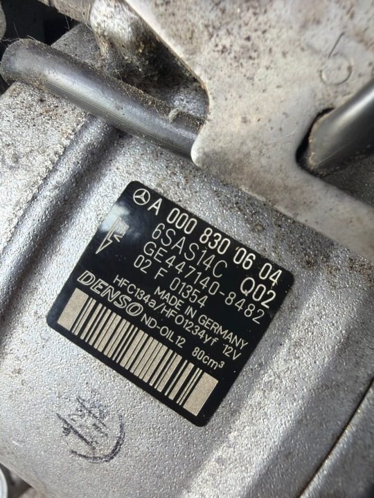 MERCEDES W206 C КЛАСС 1.5 CGI КОМПРЕССОР КОНДИЦИОНЕРА A0008300604, фото 2