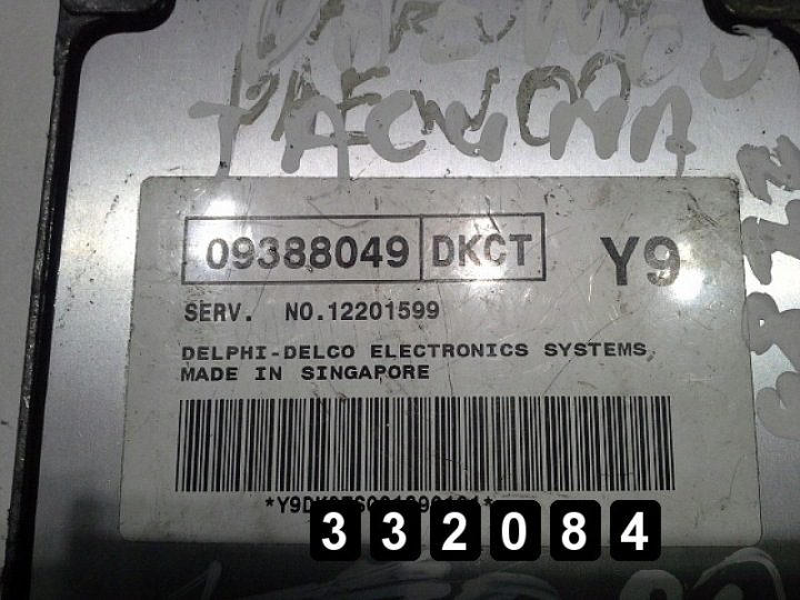 2003 Daewoo Tacuma ЭБУ 09388049, фото 3
