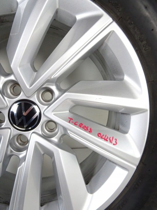 VW T-CROSS КОЛЕСА ЛИТЫЕ ДИСКИ ШИНЫ BRIDGESTONE 205/60R16 2GM601025S ЛЕТО, фото 7