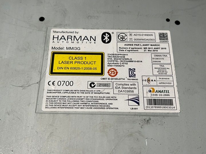 КОМПЛЕКТ MMI 3G+ HIGH AUDI A4 S4 B8 A5 S5 8T РЕСТАЙЛИНГ, фото 8