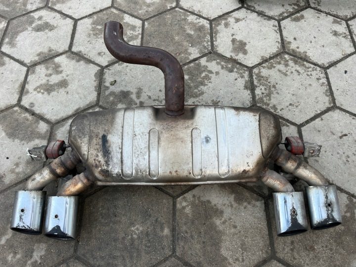 VW Golf 7 VII 5G 2.0 TFSI R20 хэтчбек глушитель выхлопная труба OEM N 12-20, фото 5